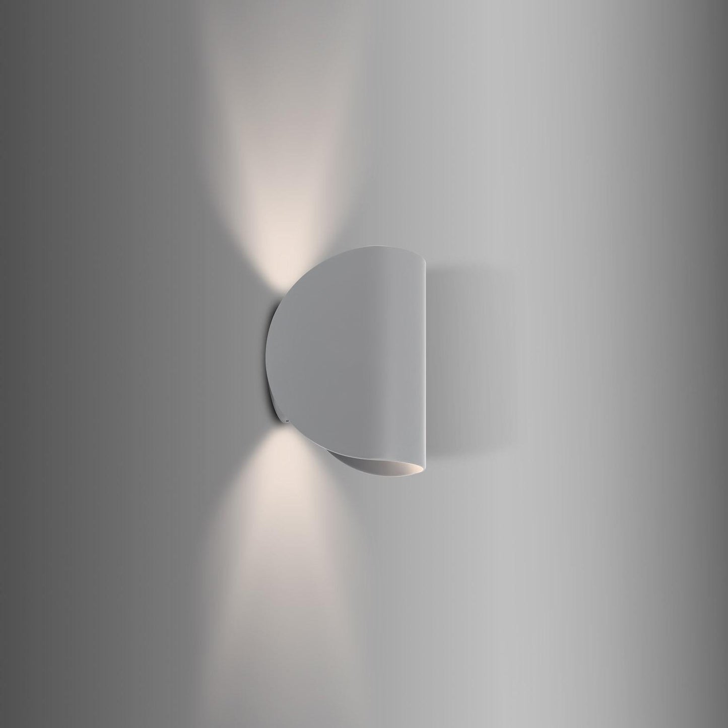 Aplique de Pared LED 6w de Aluminio Iluminación Doble Cara Gaia Gris