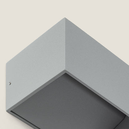Aplique de Pared LED 6W de Aluminio Iluminación Doble Cara Lico Gris Claro