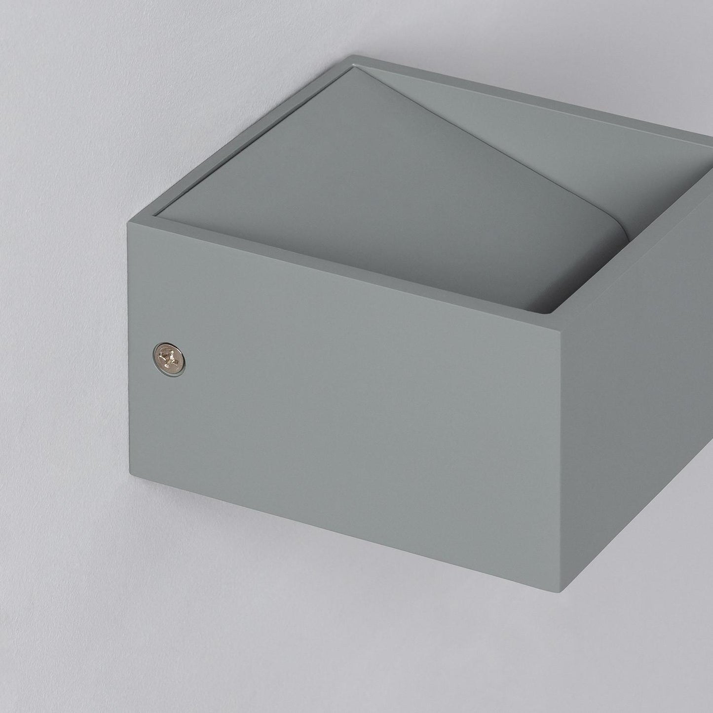 Aplique de Pared LED 6W de Aluminio Iluminación Doble Cara Lico Gris