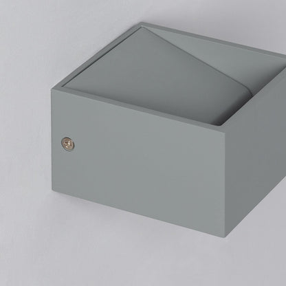 Aplique de Pared LED 6W de Aluminio Iluminación Doble Cara Lico Gris