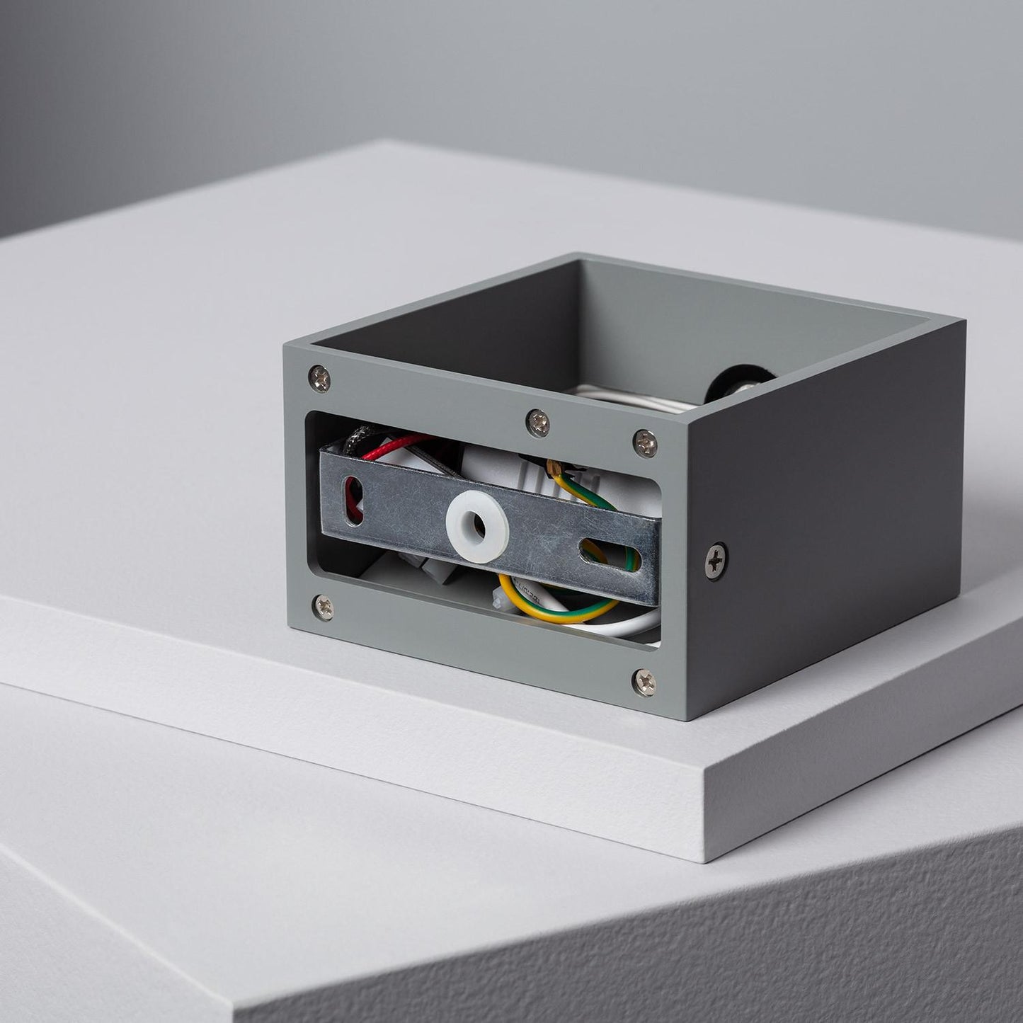 Aplique de Pared LED 6W de Aluminio Iluminación Doble Cara Lico Gris