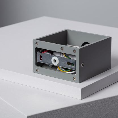 Aplique de Pared LED 6W de Aluminio Iluminación Doble Cara Lico Gris