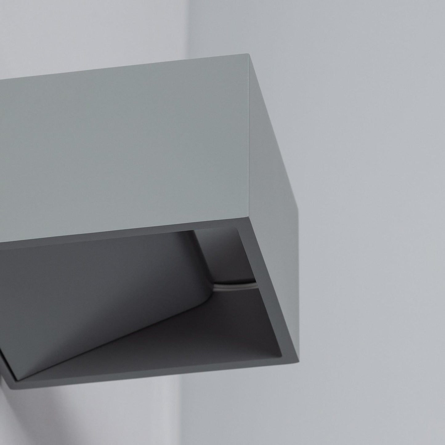 Aplique de Pared LED 6W de Aluminio Iluminación Doble Cara Lico Gris