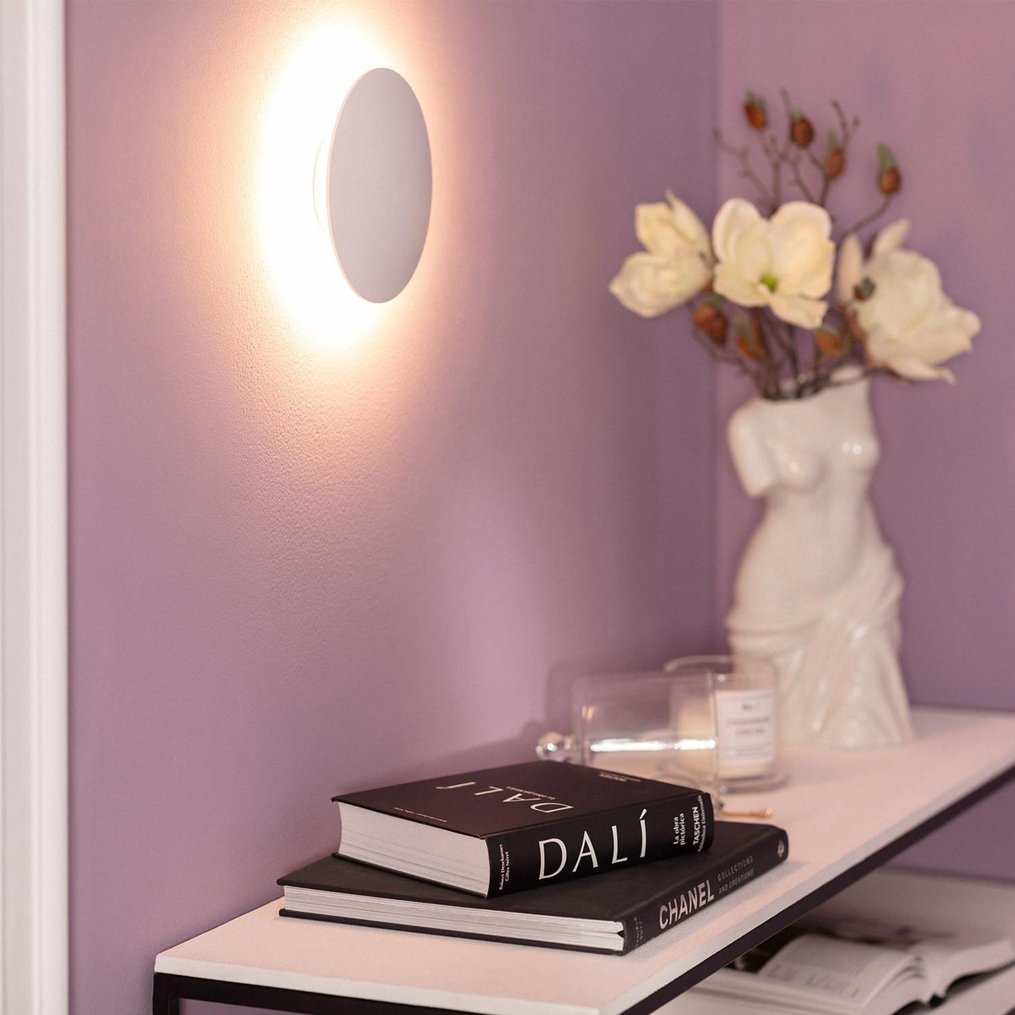 Aplique de Pared LED 6W de Aluminio Iris Blanco