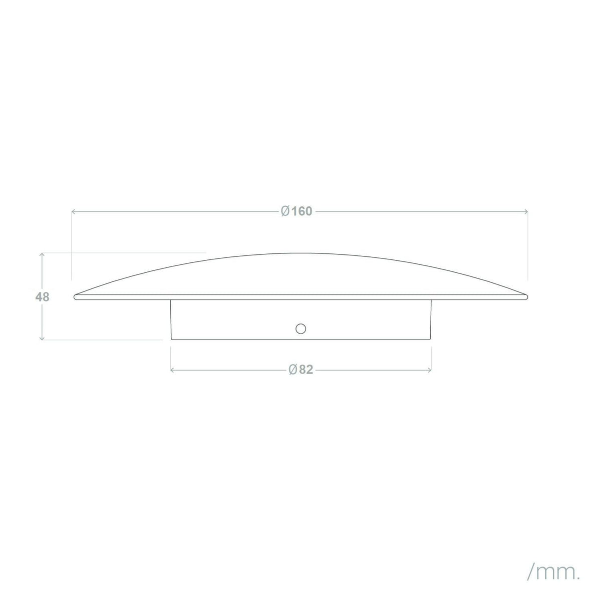Aplique de Pared LED 6W de Aluminio Iris Blanco