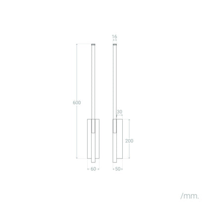 Aplique de Pared LED 6W de Aluminio JoLight