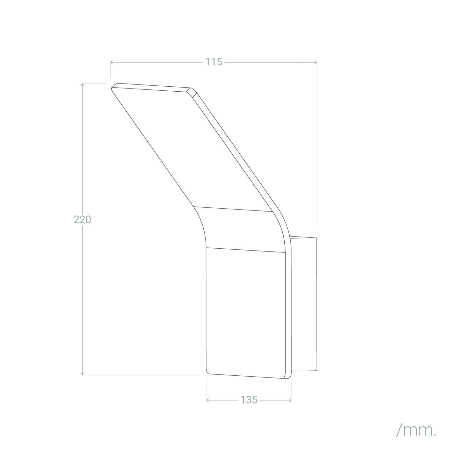 Aplique de Pared LED 6W de Aluminio Lerna Blanco
