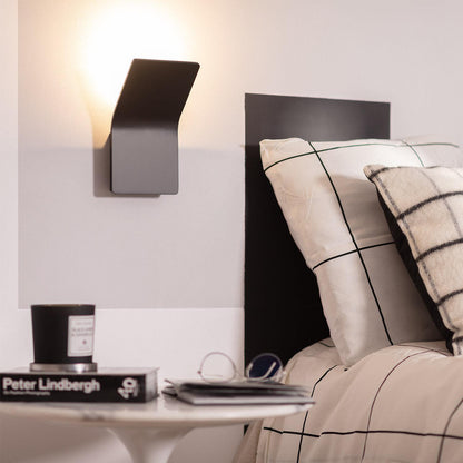 Aplique de Pared LED 6W de Aluminio Lerna Negro