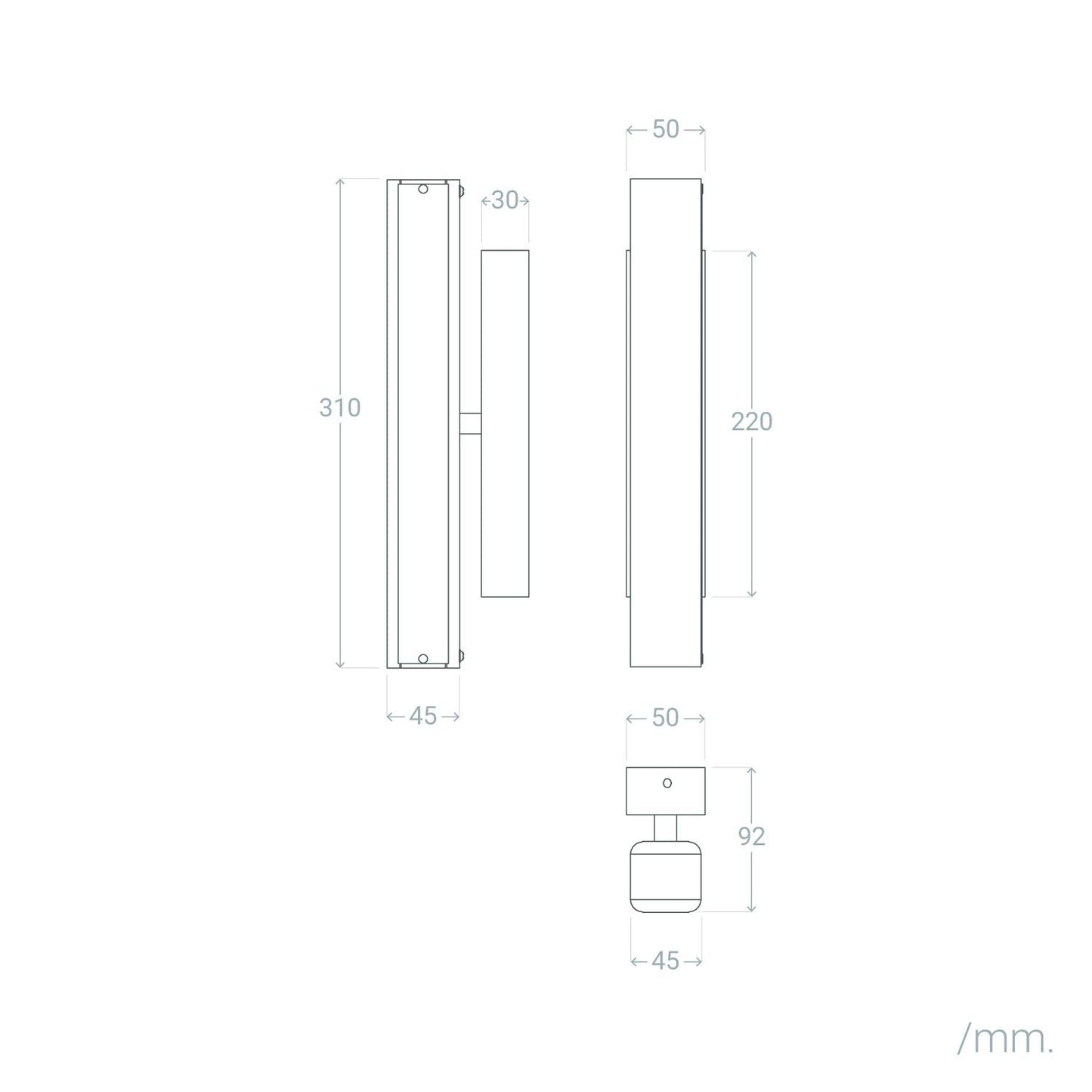 Aplique de Pared LED 6W de Madera Axer