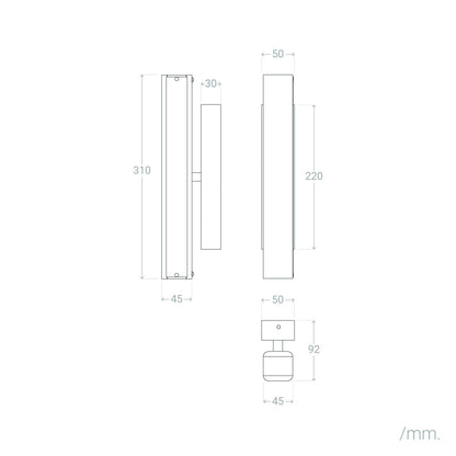 Aplique de Pared LED 6W de Madera Axer