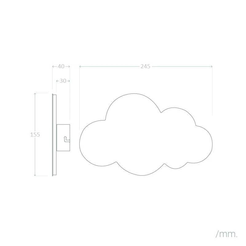 Aplique de Pared LED 8W Infantil Cloudy