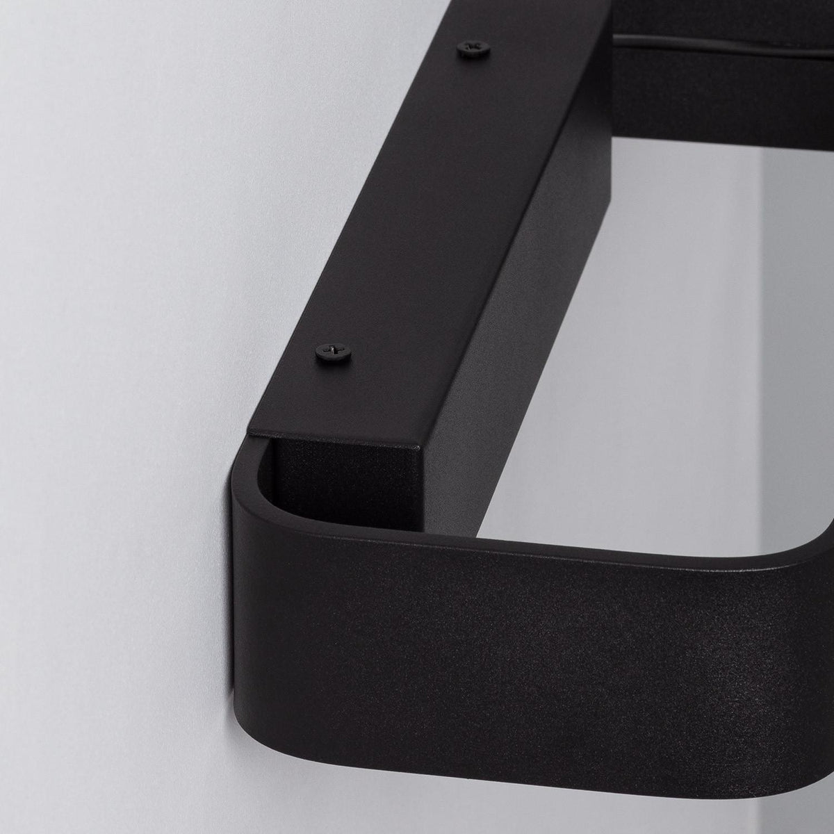 Aplique de Pared LED 9W de Aluminio Deves Negro