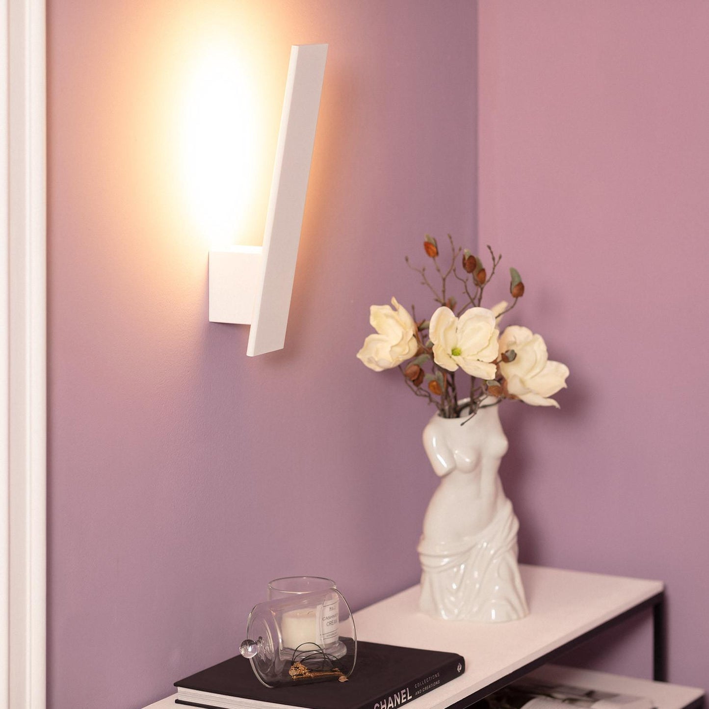 Aplique de Pared LED 9w de Aluminio Naya Blanco