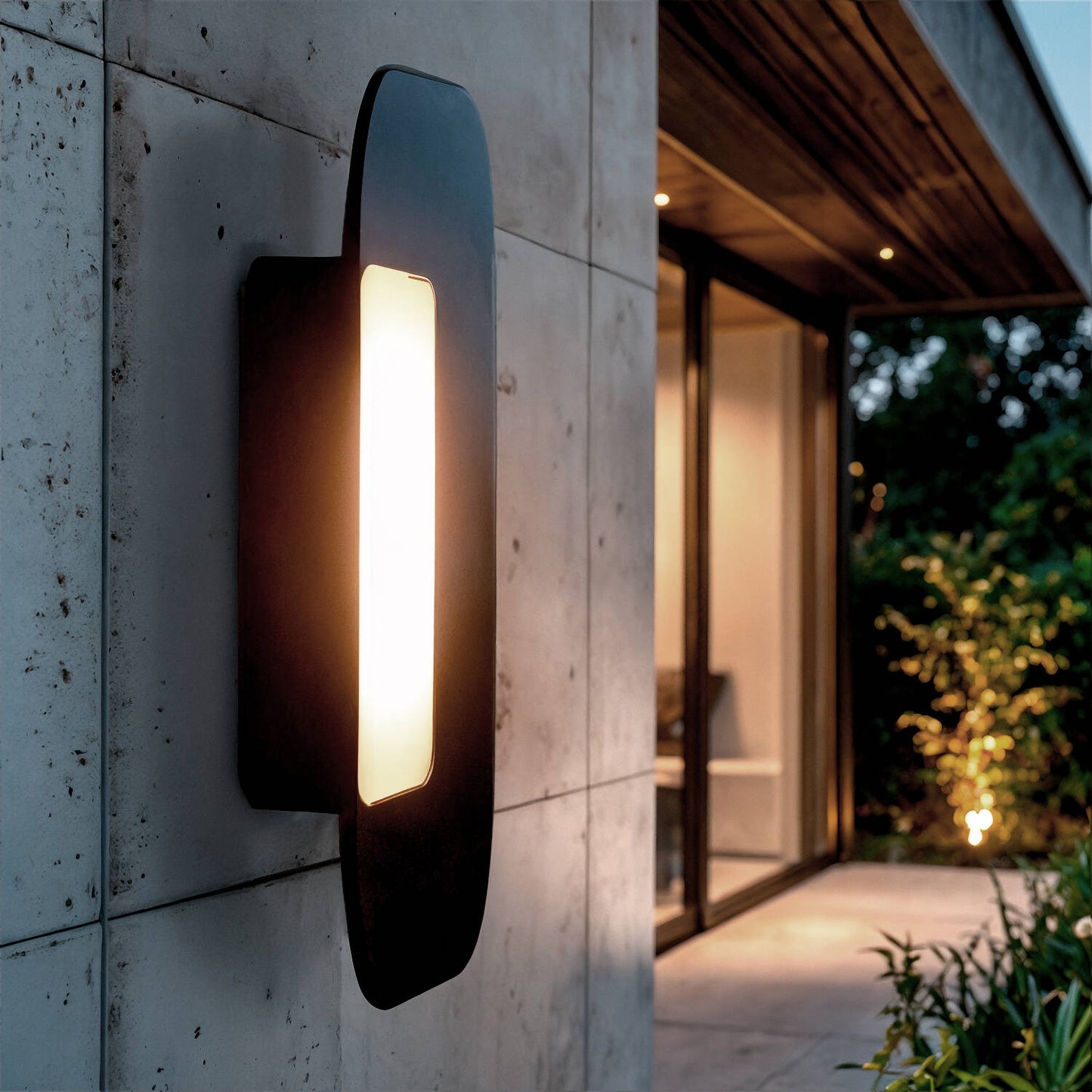 Aplique de Pared LED CCT Seleccionable 6W Rook Negro