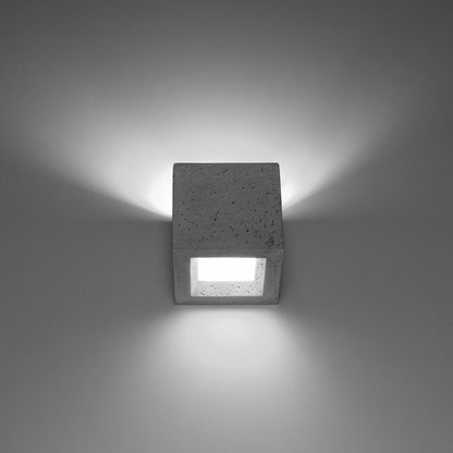Aplique de Pared Leo Hormigón SOLLUX