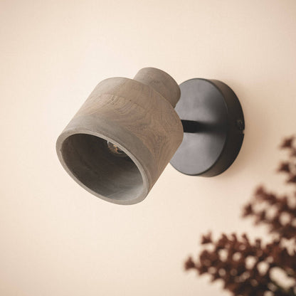 Aplique de Pared Madera Elba ILUZZIA
