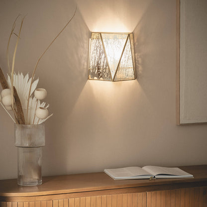 Aplique de Pared Metal Cristal Mattina  ILUZZIA