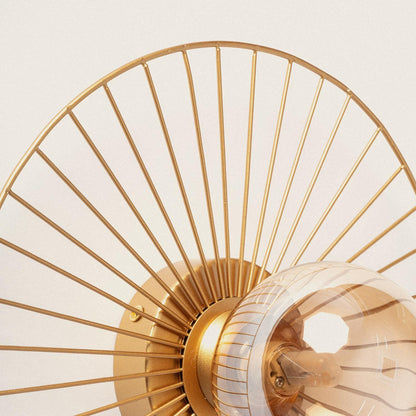 Aplique de Pared Metal y Cristal Dharma