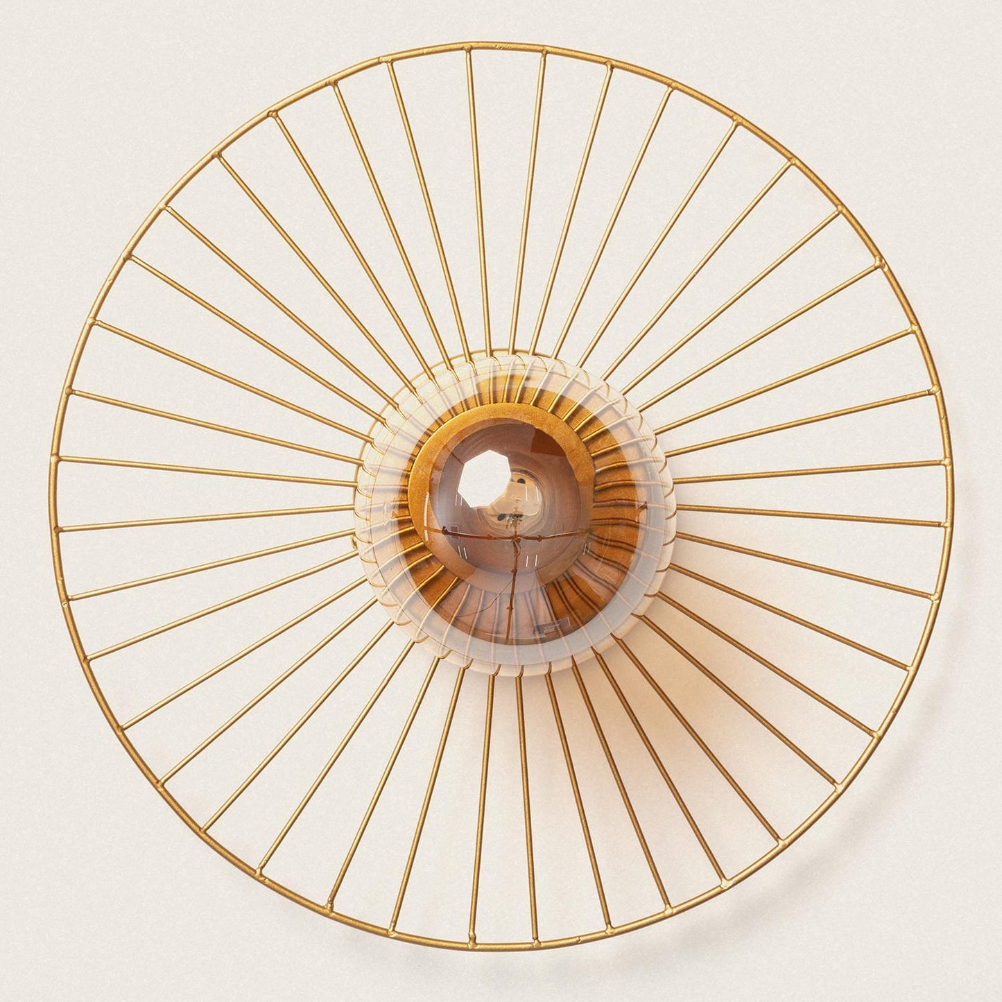 Aplique de Pared Metal y Cristal Dharma