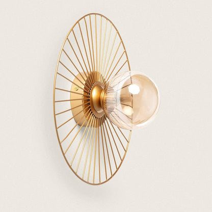Aplique de Pared Metal y Cristal Dharma