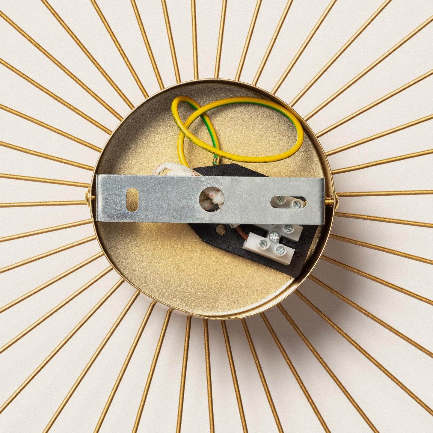 Aplique de Pared Metal y Cristal Dharma