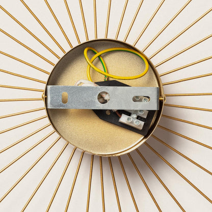 Aplique de Pared Metal y Cristal Dharma