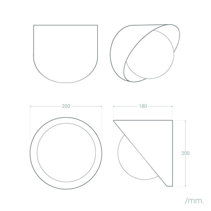 Aplique de Pared Metal y Cristal Ishan III ILUZZIA