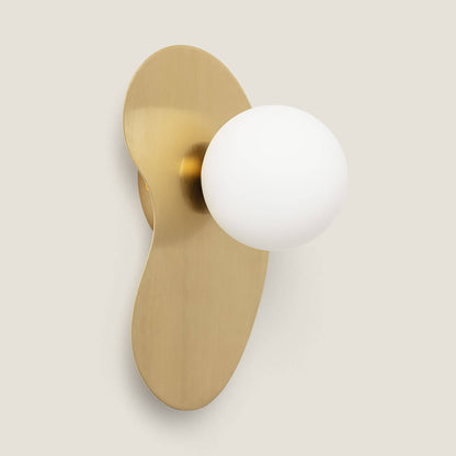 Aplique de Pared Metal y Cristal Moonlight Leaton