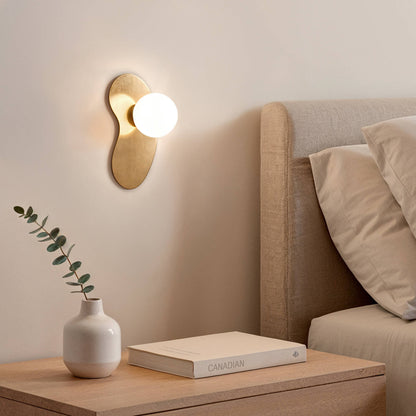 Aplique de Pared Metal y Cristal Moonlight Leaton