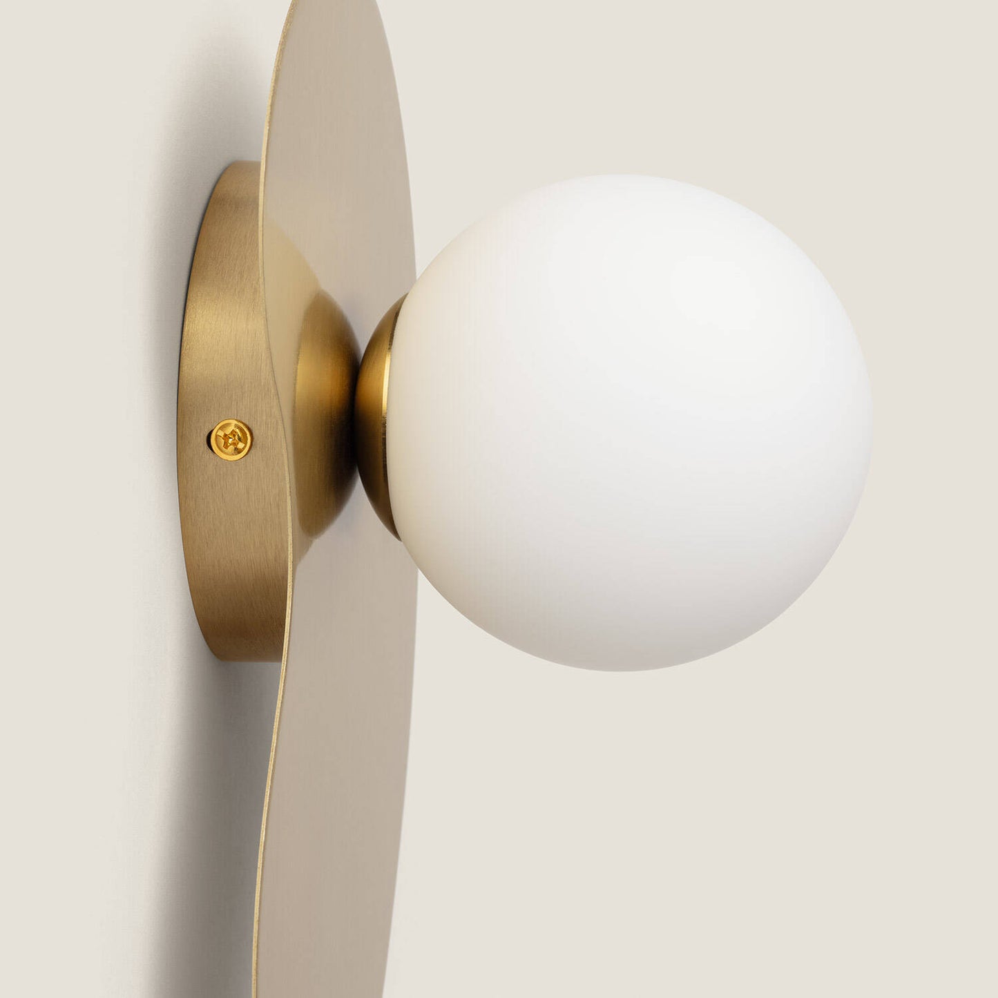 Aplique de Pared Metal y Cristal Moonlight Leaton
