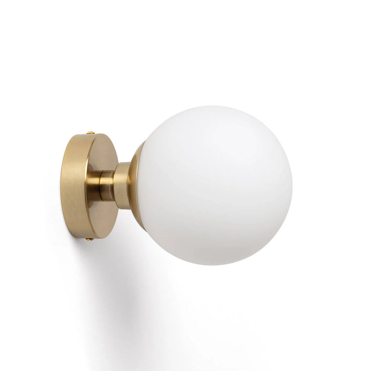 Aplique de Pared Metal y Cristal Moonlight Brass 1 Foco
