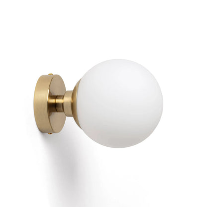 Aplique de Pared Metal y Cristal Moonlight Brass 1 Foco