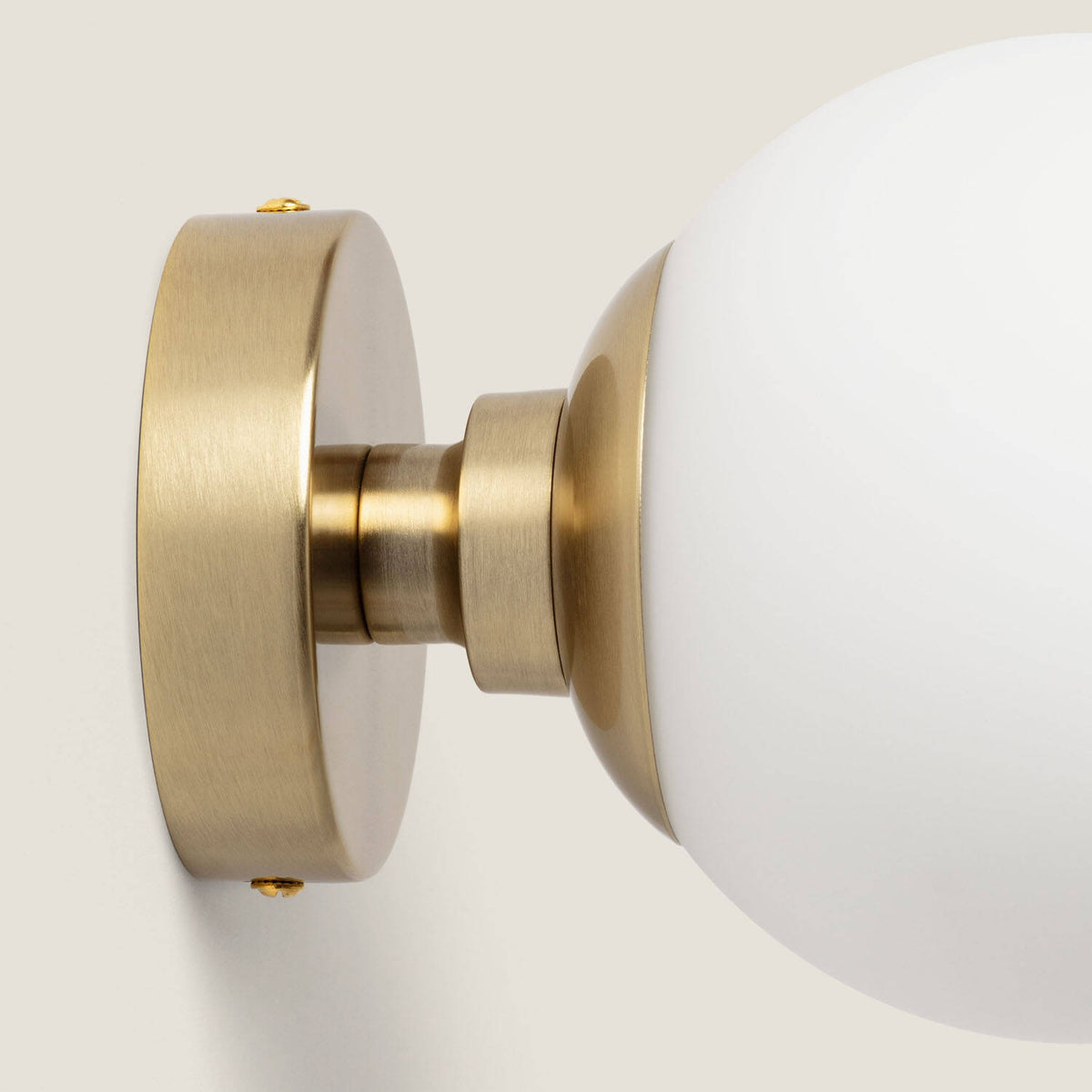 Aplique de Pared Metal y Cristal Moonlight Brass 1 Foco
