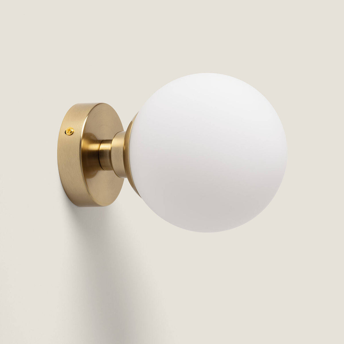 Aplique de Pared Metal y Cristal Moonlight Brass 1 Foco