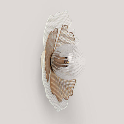 Aplique de Pared Metal y Cristal Pianella  ILUZZIA