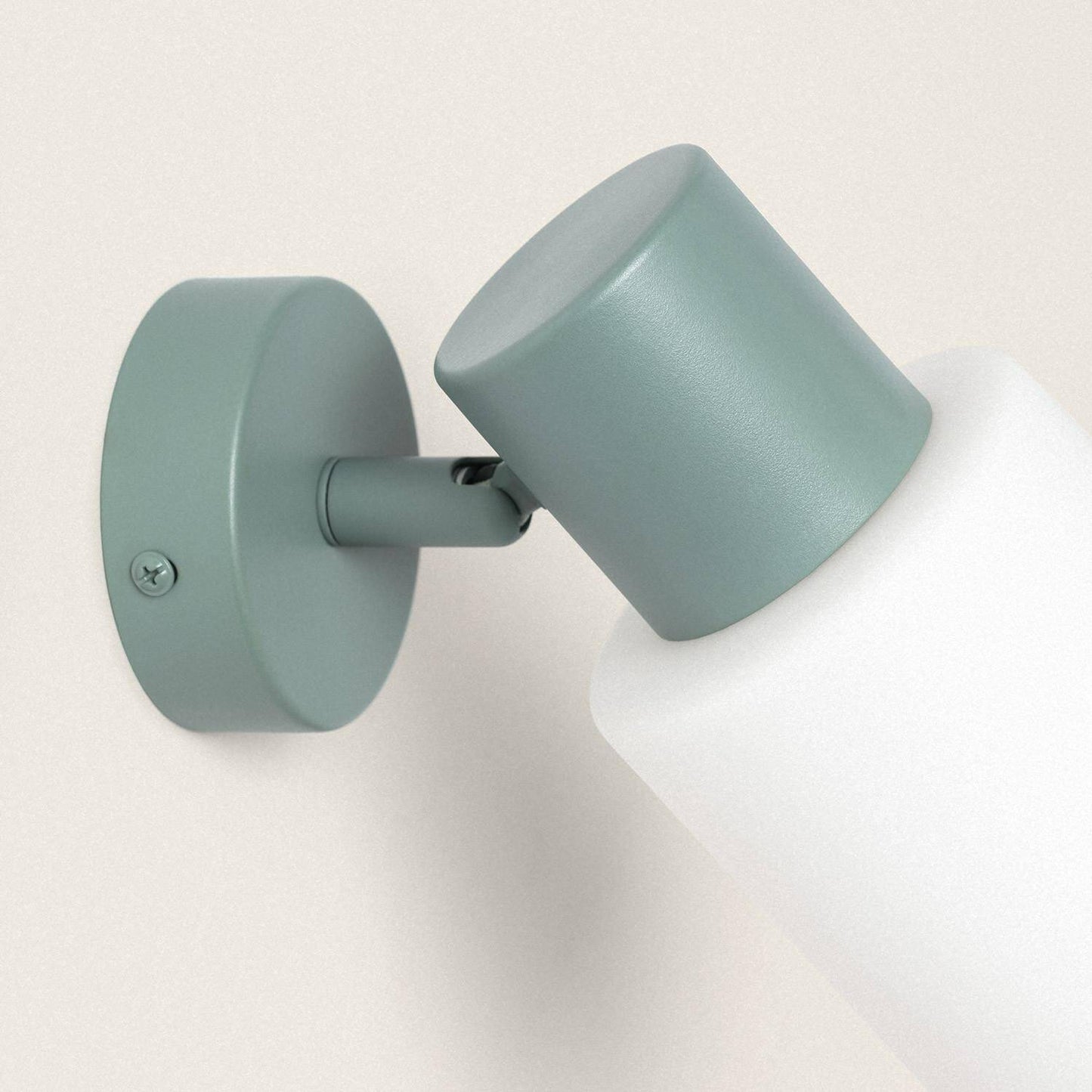 Aplique de Pared Orientable Metal y Cristal Zion