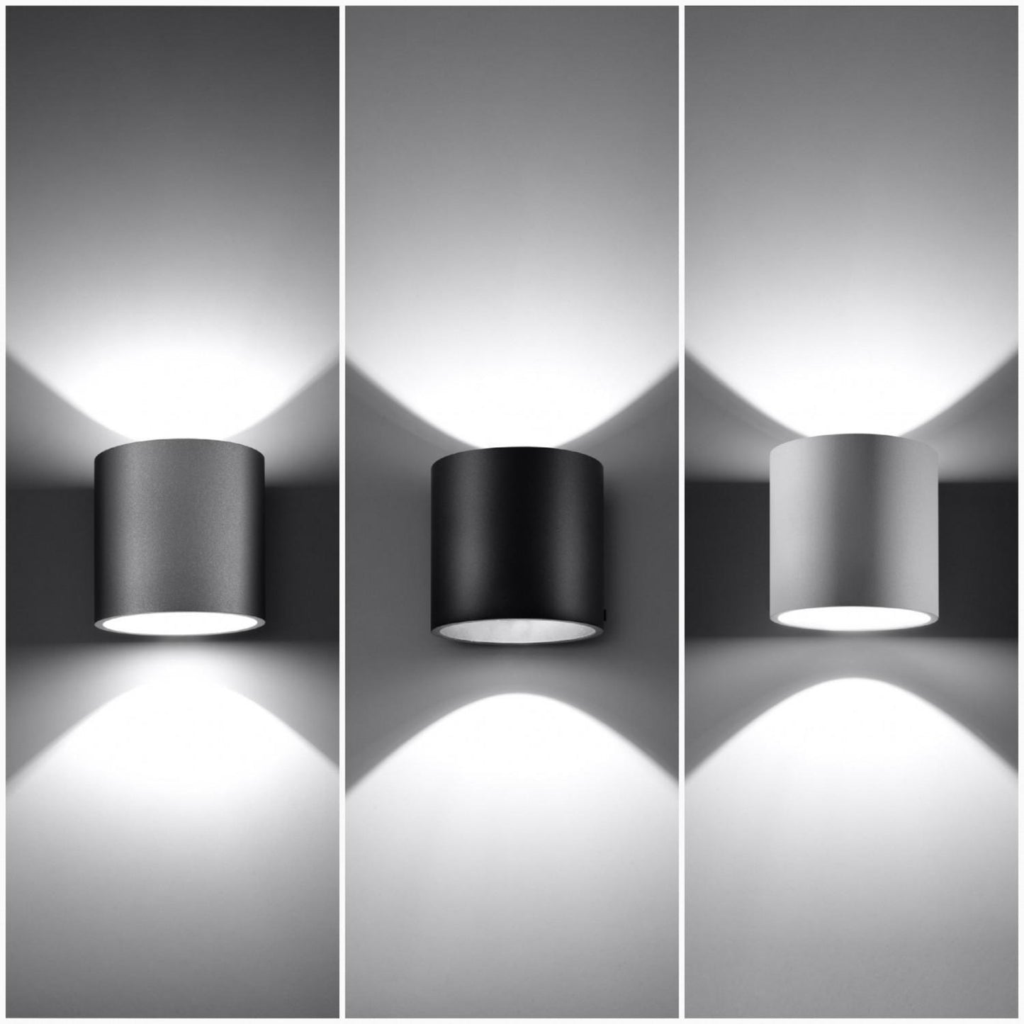 Aplique de Pared Orbis 1 Aluminio SOLLUX