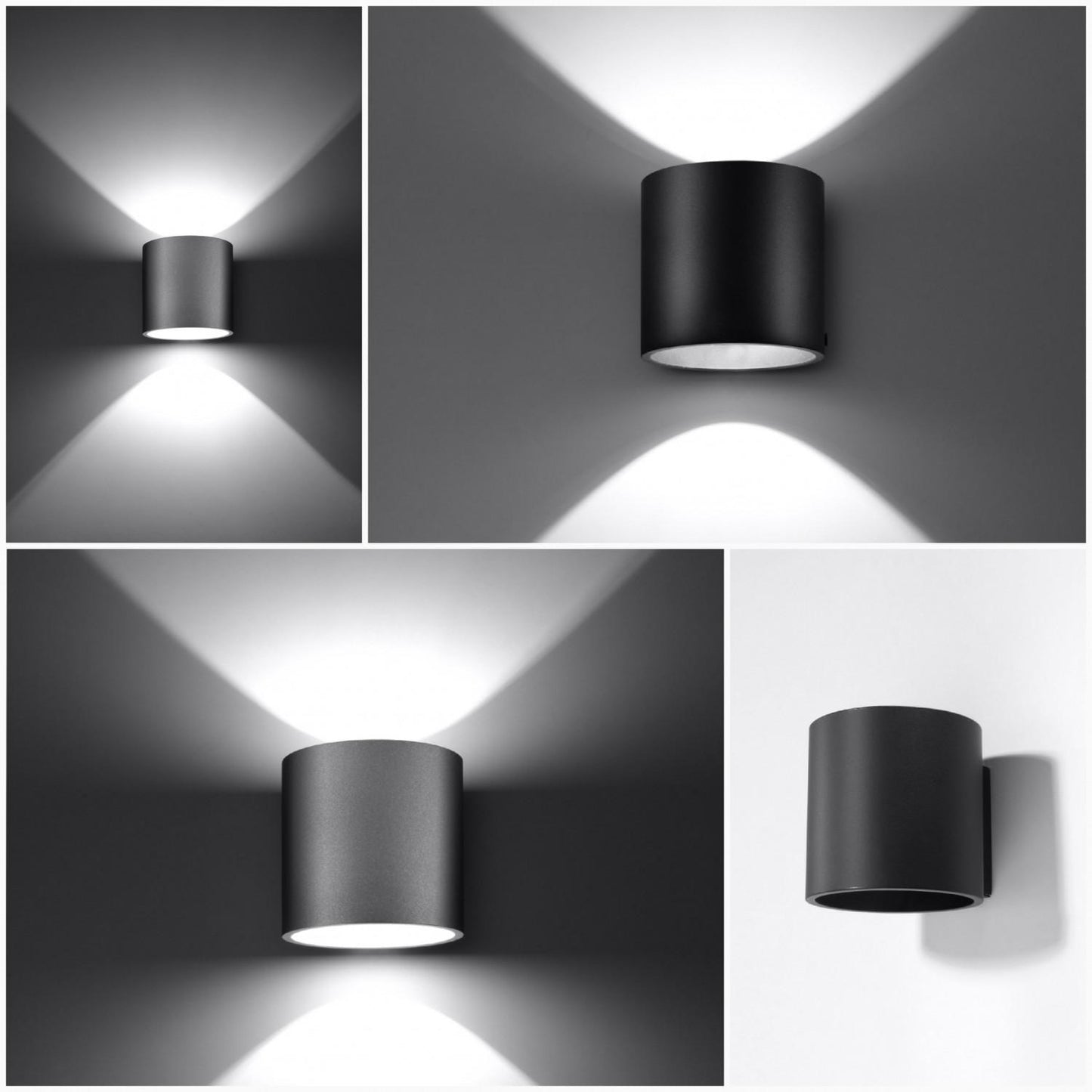 Aplique de Pared Orbis 1 Aluminio SOLLUX