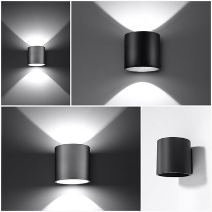 Aplique de Pared Orbis 1 Aluminio SOLLUX