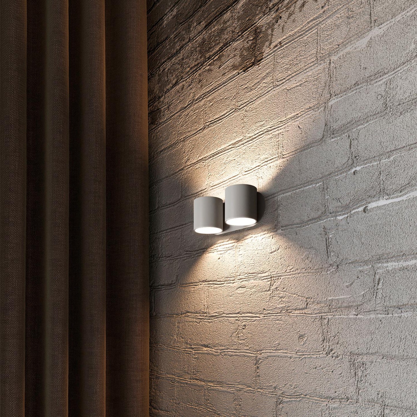 Aplique de Pared Orbis 2 Aluminio SOLLUX