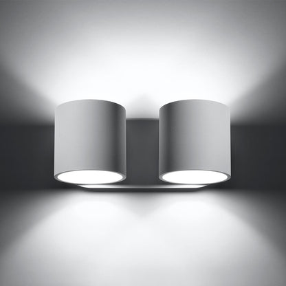 Aplique de Pared Orbis 2 Aluminio SOLLUX