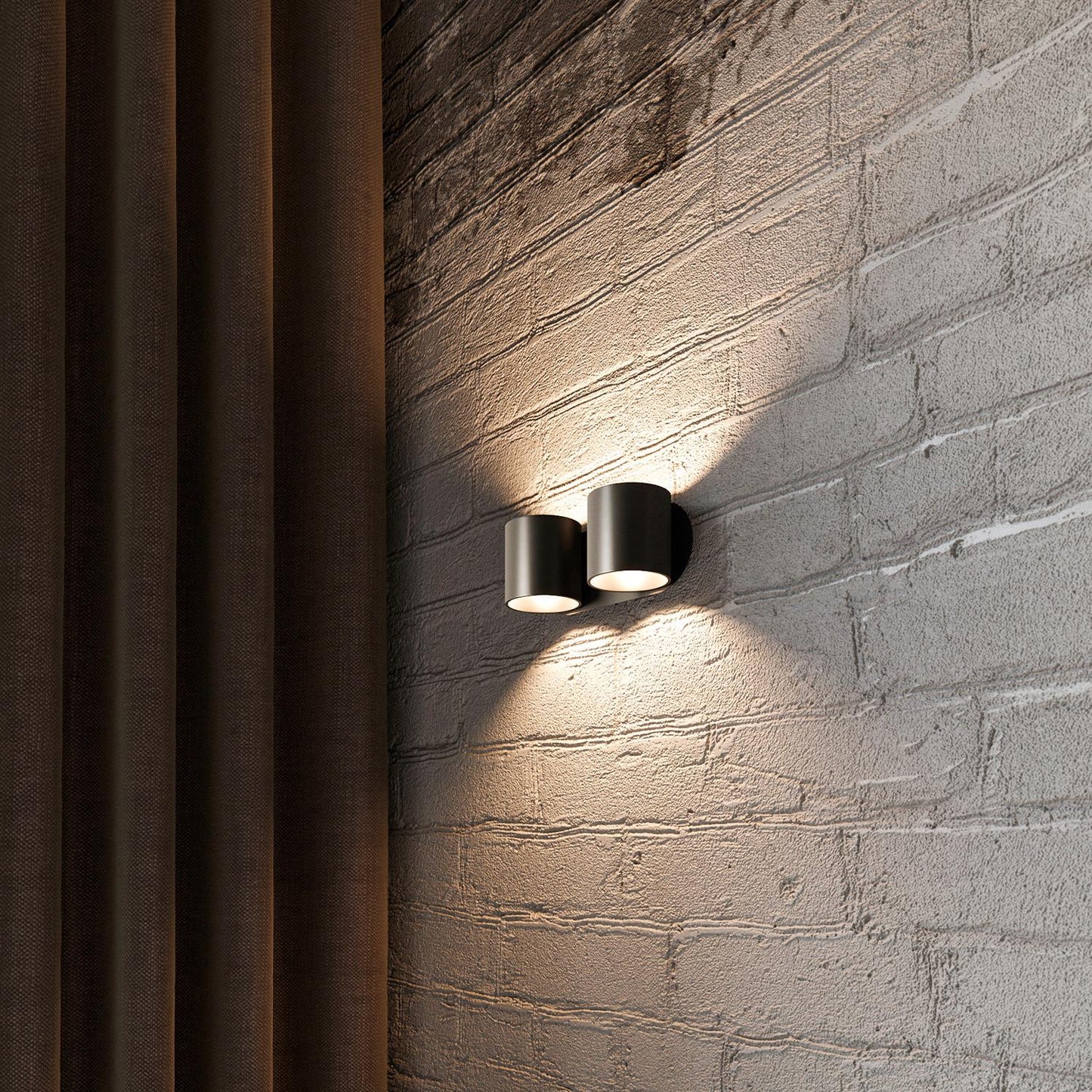 Aplique de Pared Orbis 2 Aluminio SOLLUX