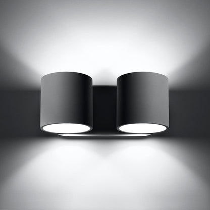 Aplique de Pared Orbis 2 Aluminio SOLLUX