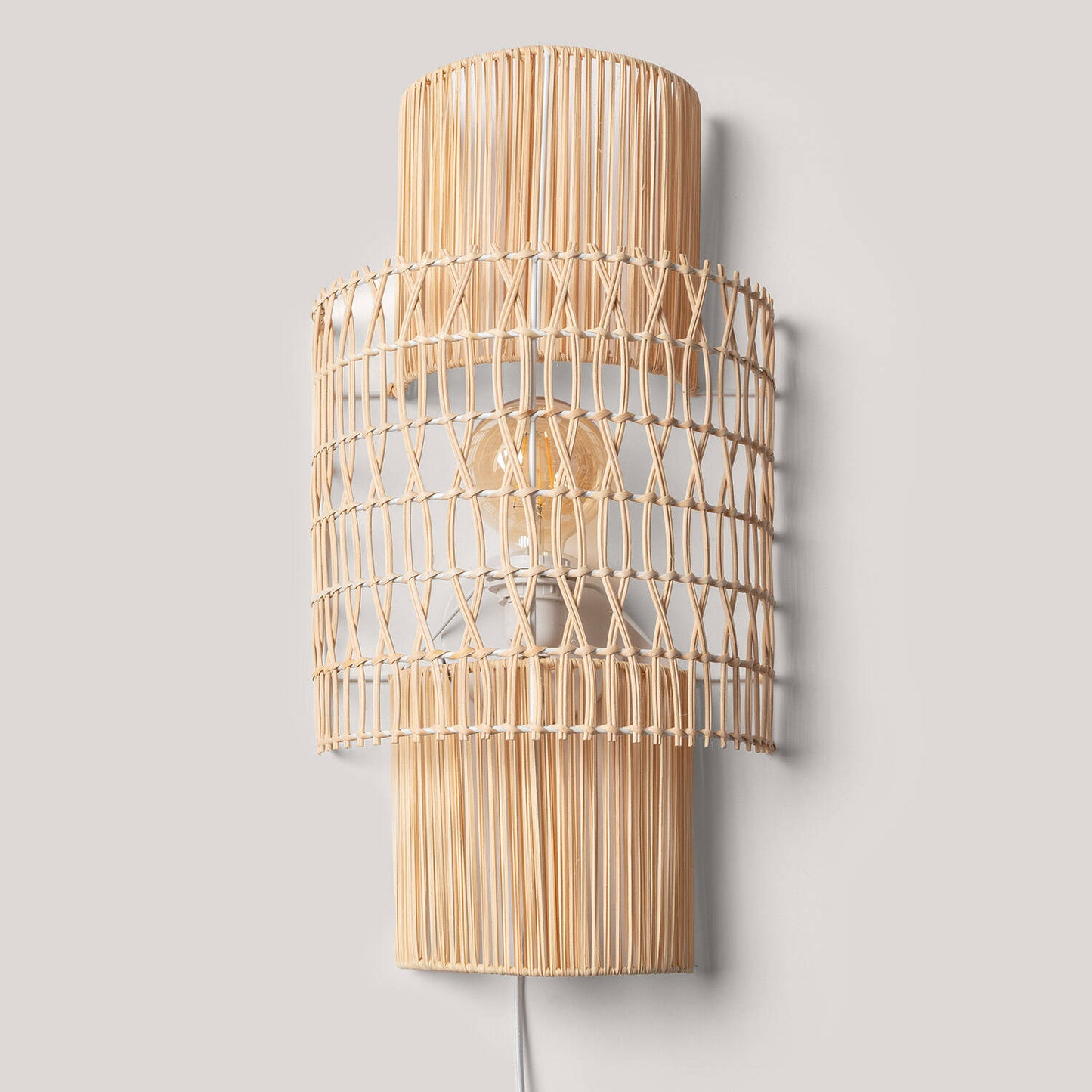 Aplique de Pared Papel Trenzado Masego L ILUZZIA