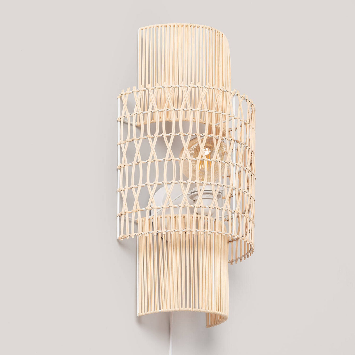 Aplique de Pared Papel Trenzado Masego L ILUZZIA