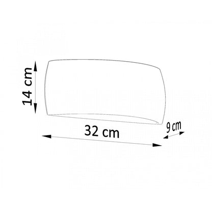 Aplique de Pared Pontius White SOLLUX