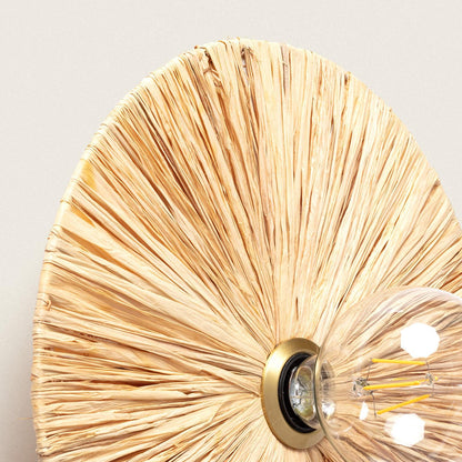 Aplique de Pared Rafia Kanga