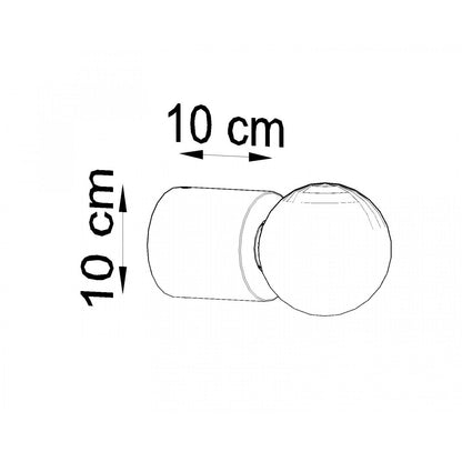 Aplique de Pared Salgado Hormigón SOLLUX