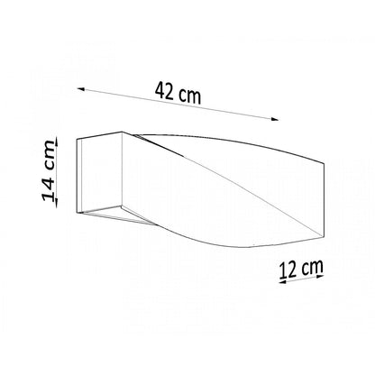 Aplique de Pared Sigma Hormigón SOLLUX