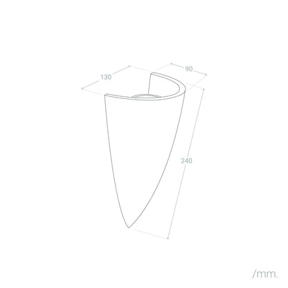 Aplique de Pared Yeso Dupmy Torch